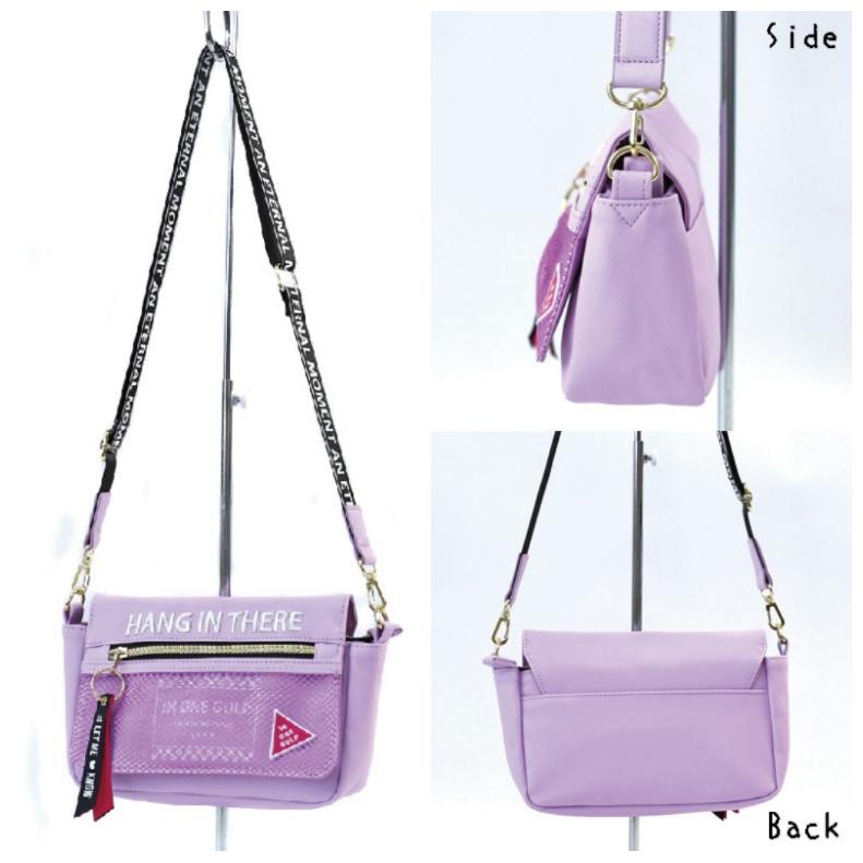 ショルダーバッグ ロゴメッシュショルダー バッグ キッズ 小学生 テープロゴ 韓国 ファッション | ブランド登録なし | 16