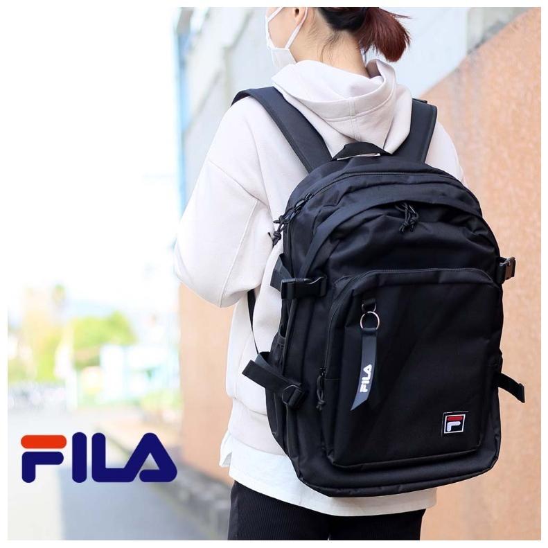 リュック かっこいい 小学生 Filaシンプルリュック 30l 女の子 男の子 通学 中学生 高校生 大容量 ２層式 黒 フィラ デイパック おしゃれ 誕生日プレゼント Bag179b ジュニア バッグの店 プリーズ 通販 Yahoo ショッピング