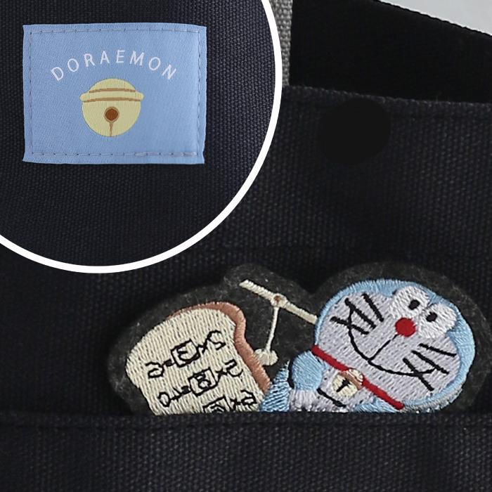 ドラえもん ミニトートバッグ トートバッグ バッグ グッズ　かばん 男の子 サブバッグ ブラック グレー 刺繍 ひょこり 誕生日 プレゼント |  | 12