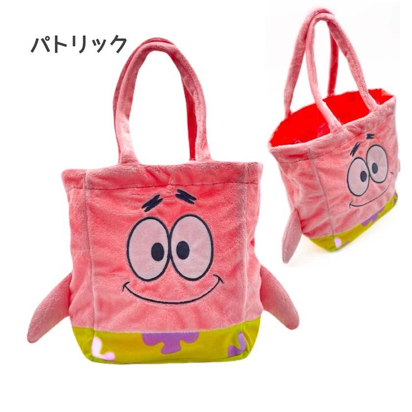 トート トートバッグ 手さげ スポンジボブ ぬいぐるみ ミニトート