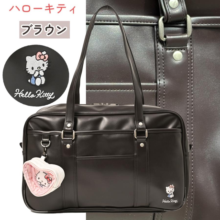 スクールバッグ 合皮 サンリオ 革 クロミ キティ マイメロディ シナモロール 通学 学生 大容量 スクバ  学生カバン ナイロン  高校生 中学生 女子 |  | 13