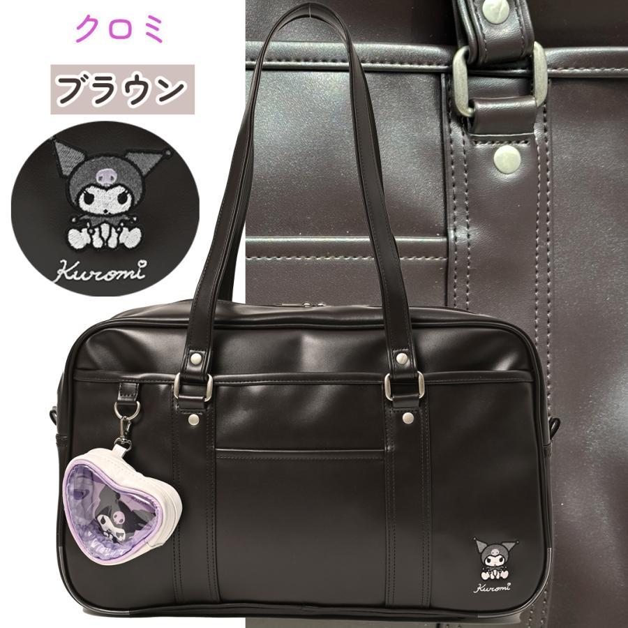 スクールバッグ 合皮 サンリオ 革 クロミ キティ マイメロディ シナモロール 通学 学生 大容量 スクバ  学生カバン ナイロン  高校生 中学生 女子 |  | 19