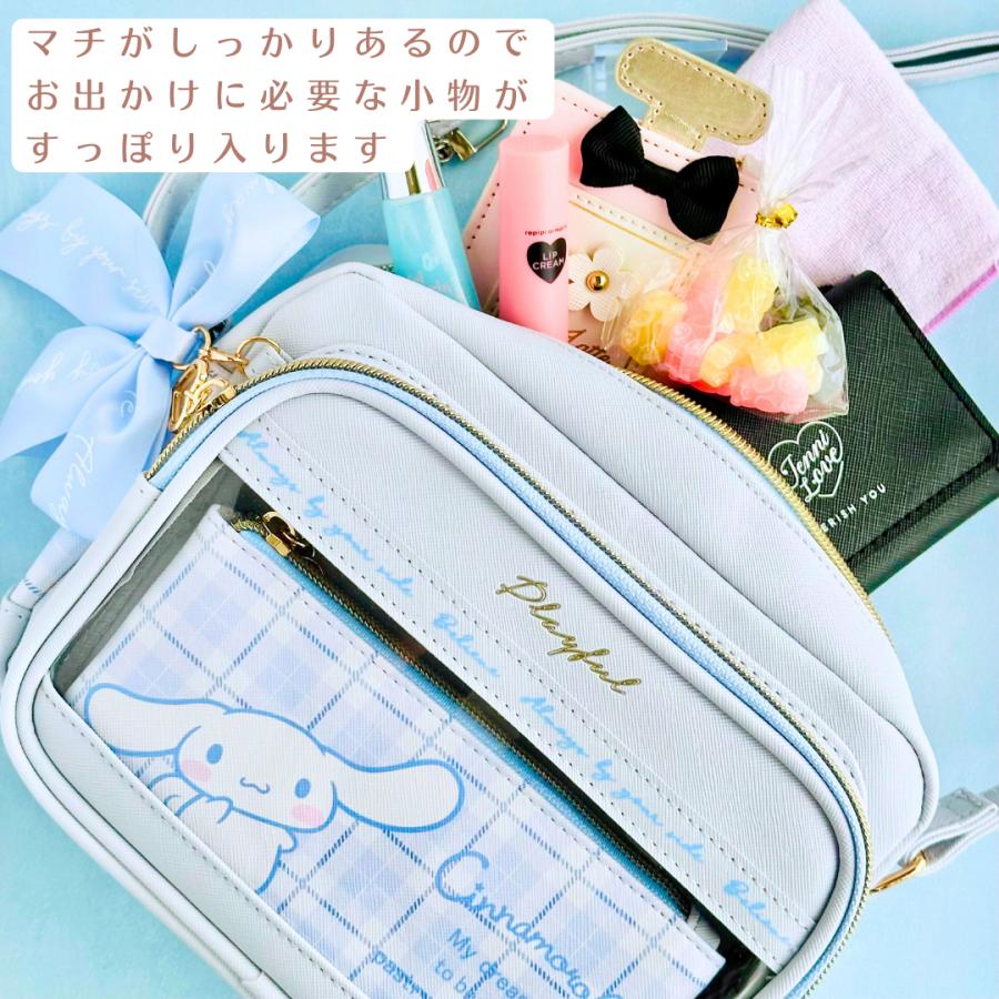 サンリオ ショルダー バッグ クロミ ハローキティ シナモロール ポチャッコ ぬいぐるみ 小学生 女の子 ポーチ かわいい 子供 女子 旅行 小学生 低学年  人気 プ |  | 03