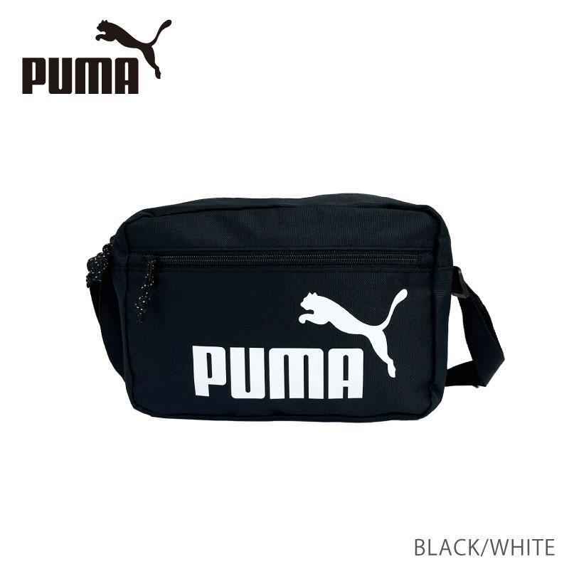 puma プーマ ショルダーバッグ 小学生 男の子 中学生 小学校  男子 子供 サブバッグ ブラック 修学 旅行 合宿 林間学校 子ども バッグ シンプル ロゴ 部活 誕生 | PUMA | 05