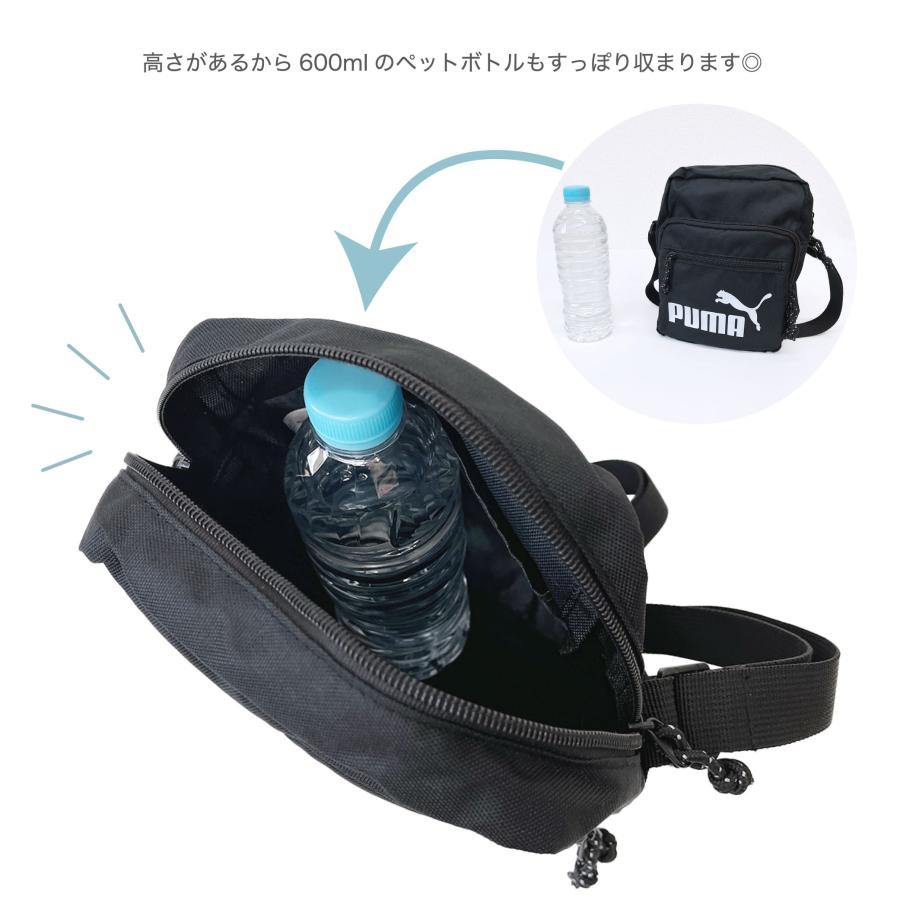 プーマ PUMA ショルダーバッグ ショルダー 肩掛けバッグ 黒 ブラック ミニショルダー イベント 旅行 キャンプ 修学旅行 プレゼント メンズ ユニセックス | PUMA | 06