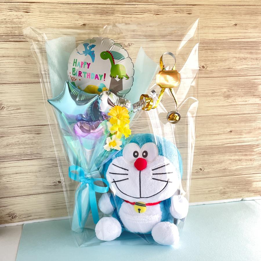 ドラえもん ぬいぐるみ バルーン 花束 ギフト 誕生日 入学 卒園 発表会