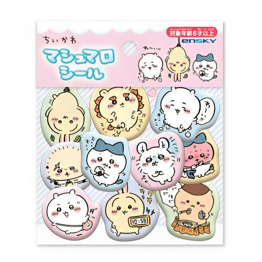 ちいかわ シール ステッカー グッズ マシュマロシール ハチワレ うさぎ