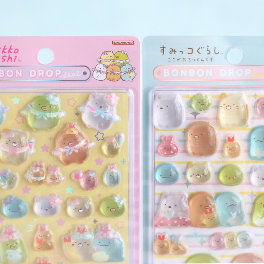 ボンボンドロップシール すみっコぐらし しずくちゃんコウペンちゃん
