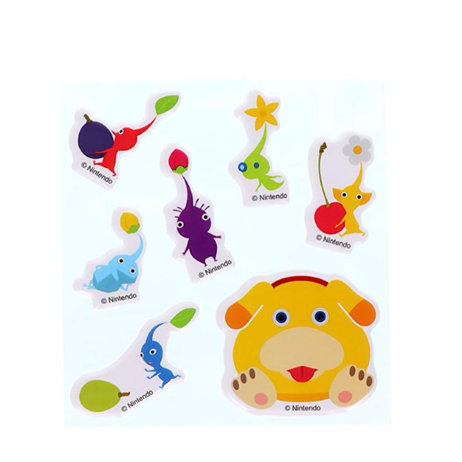ピクミン ぷくぷくシール シール ステッカー ダイカット ぴくみん 青