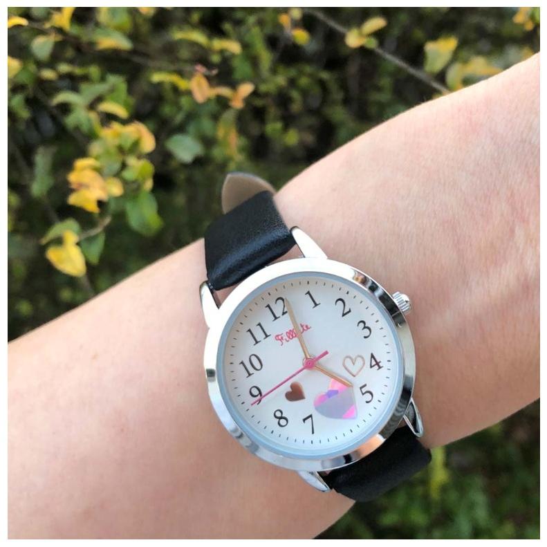 腕時計 小学生 女の子 フロート かわいい おしゃれ アナログ 星 ハート 誕生日 プレゼント ホログラム 大人っぽ 高学年 中学生 高校生 子供 こども 女子 贈り物 | field work | 07