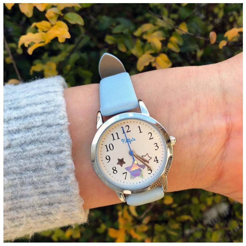 腕時計 小学生 女の子 フロート かわいい おしゃれ アナログ 星 ハート 誕生日 プレゼント ホログラム 大人っぽ 高学年 中学生 高校生 子供 こども 女子 贈り物 | field work | 09