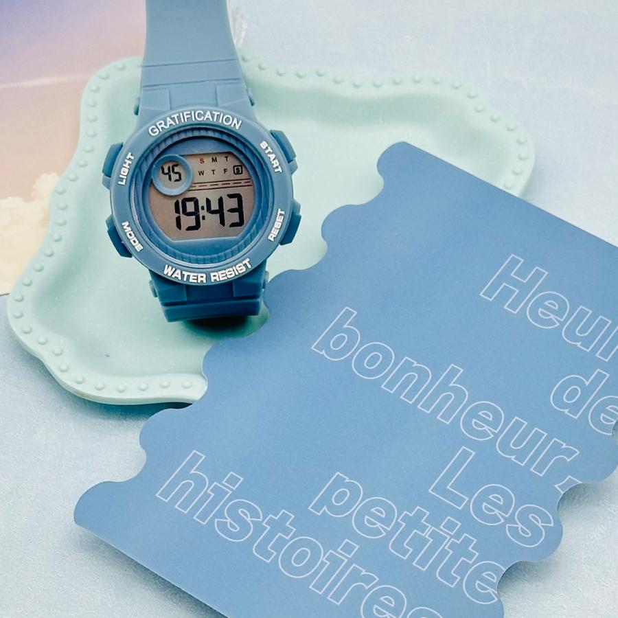 3気圧防水 腕時計 デジタル WPデイン 生活防水 防水 男の子 女の子 修学旅行 社会見学 遠足 林間学校 日常防水 小学生 小学校 プレゼント 誕生日 卒業 入学 クリ |  | 03