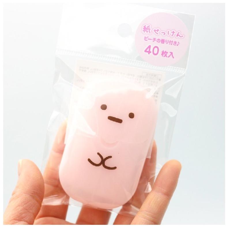 すみっコぐらし 紙石鹸 かわいい 女の子 紙せっけん 香りつき ポケットソープ おしゃれ スリム 子供 誕生日 プレゼント 女子 ギフト 贈り物 記念品 お誕生日 | すみっコぐらし | 07