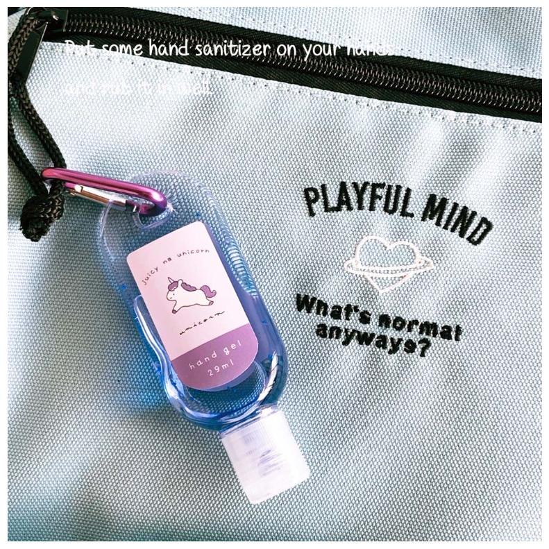 ハンドジェル 小学生 女の子 カラビナ付きハンドジェル 手 指 子供 女子 低学年 高学年 中学生 保湿 美容 衛生 誕生日プレゼント |  | 07