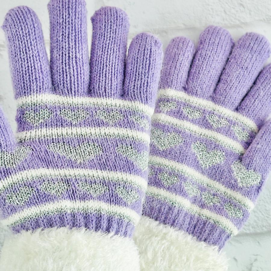 手袋 女の子 かわいい 小学生 高学年 裏起毛 てぶくろ 子供 こども 子ども 女子 通学 防寒 防寒具  誕生日 プレゼント ホワイトデー クリスマス |  | 02