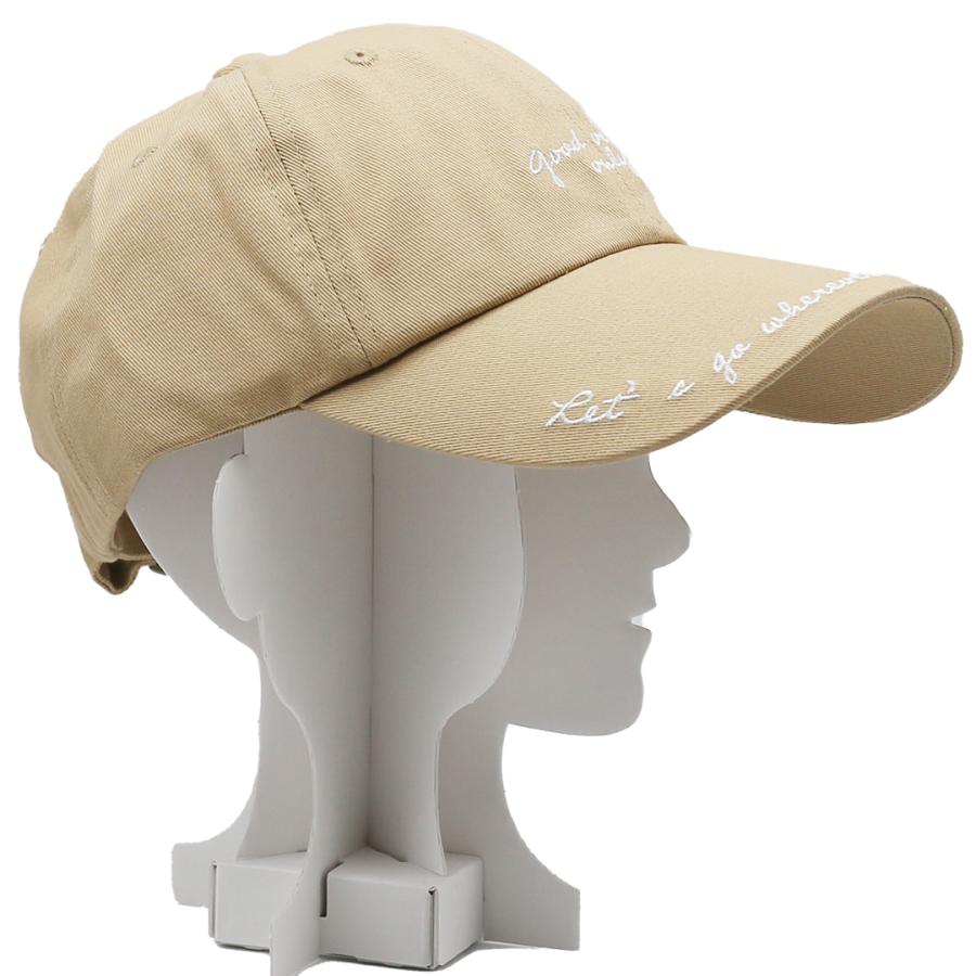 帽子 小学生 女の子 ローキャップ フリーサイズ 57.5cm   キャップ かわいい ガール ロゴ シンプル 子供 子ども 用 こども 低学年 高学年 中学生 女子 レディー |  | 01