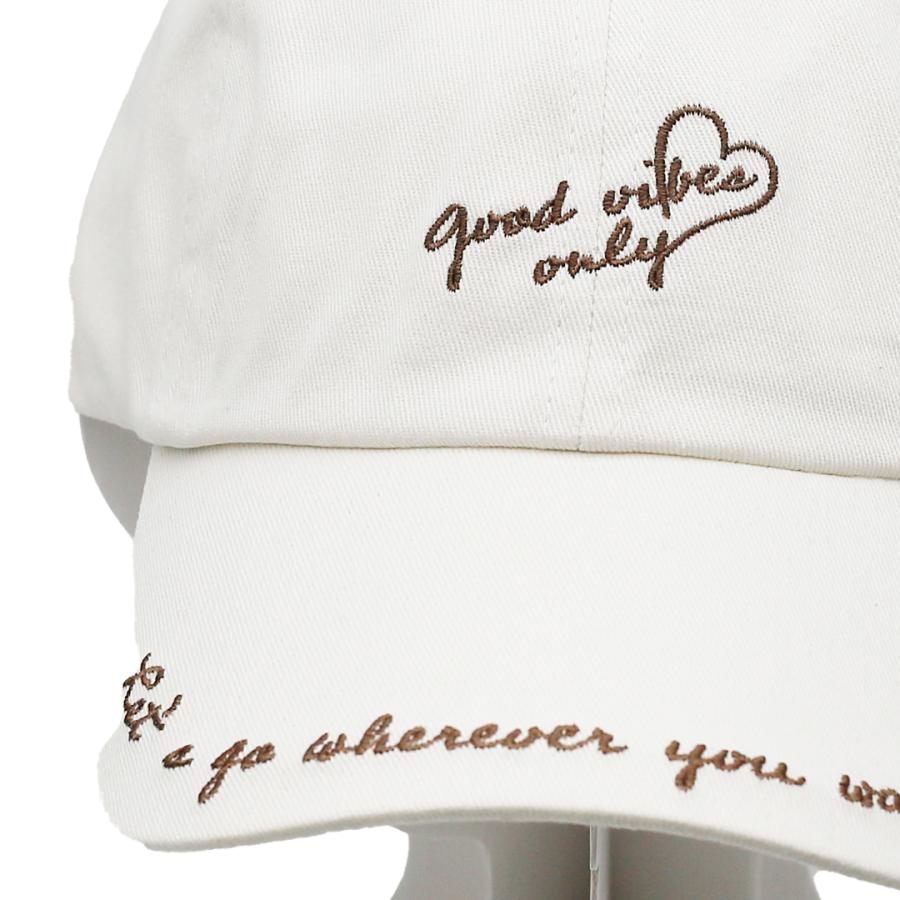 帽子 小学生 女の子 ローキャップ フリーサイズ 57.5cm   キャップ かわいい ガール ロゴ シンプル 子供 子ども 用 こども 低学年 高学年 中学生 女子 レディー |  | 06