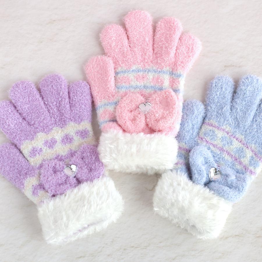 手袋 女の子 かわいい 小学生 低学年 てぶくろ 子供 こども 子ども 女子 通学 防寒 防寒具  誕生日 プレゼント ホワイトデー クリスマス |  | 01
