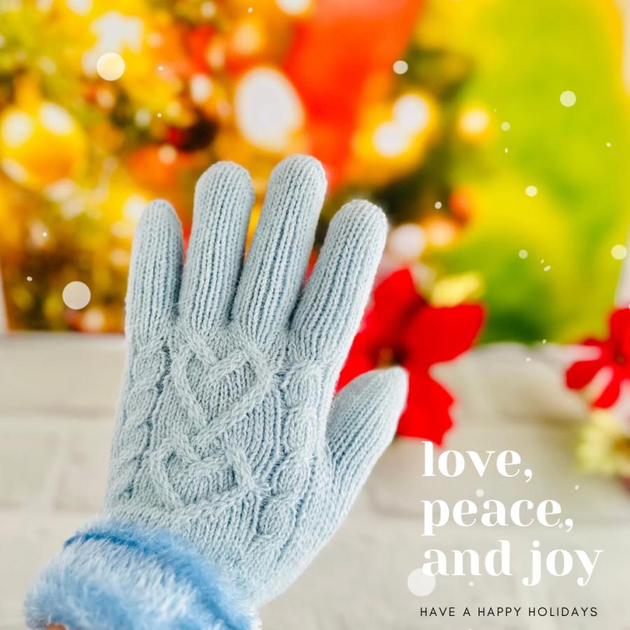 手袋 女の子 かわいい 小学生 高学年 裏起毛 てぶくろ 子供 こども 子ども 女子 通学 防寒 防寒具  誕生日 プレゼント ホワイトデー クリスマス |  | 01