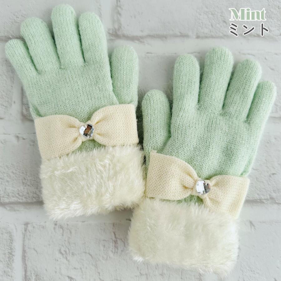 手袋 女の子 かわいい 小学生 高学年 裏起毛 てぶくろ 子供 こども 子ども 女子 通学 防寒 防寒具  誕生日 プレゼント ホワイトデー クリスマス |  | 07