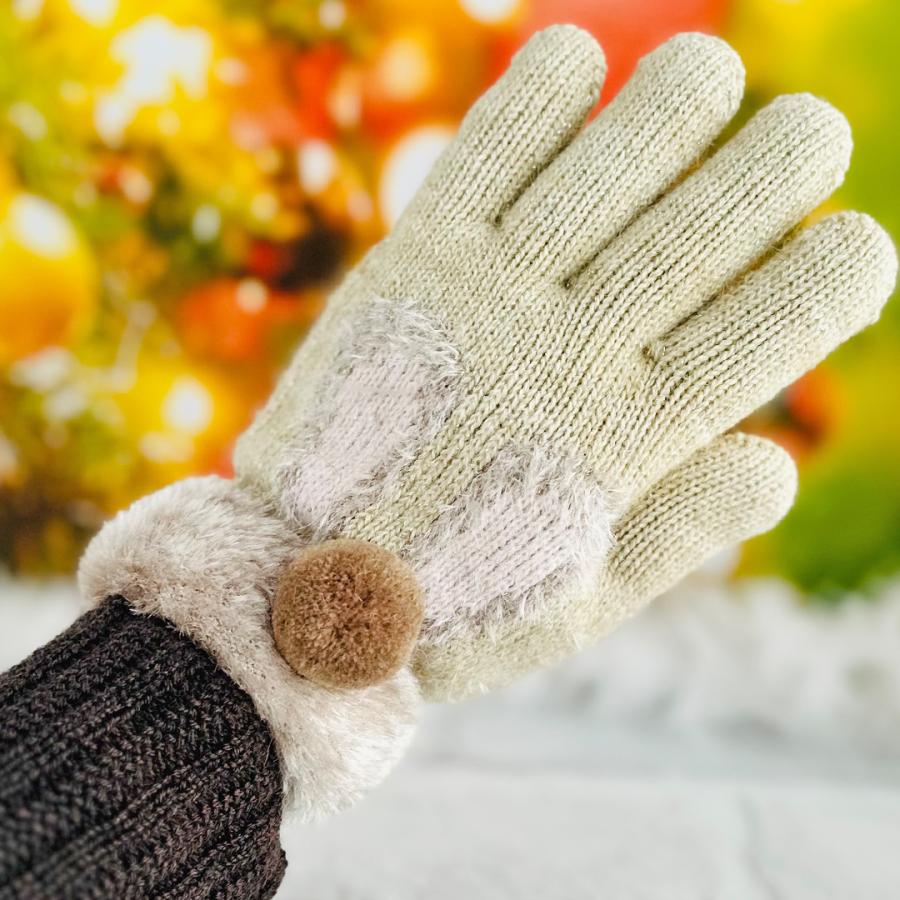 手袋 女の子 かわいい 小学生 高学年 裏起毛 てぶくろ 子供 こども 子ども 女子 通学 防寒 防寒具  誕生日 プレゼント ホワイトデー クリスマス |  | 03