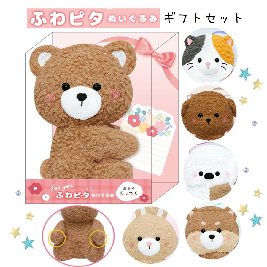 ギフトセット ぬいぐるみ メッセージカード レター 小学生 女 低学年  