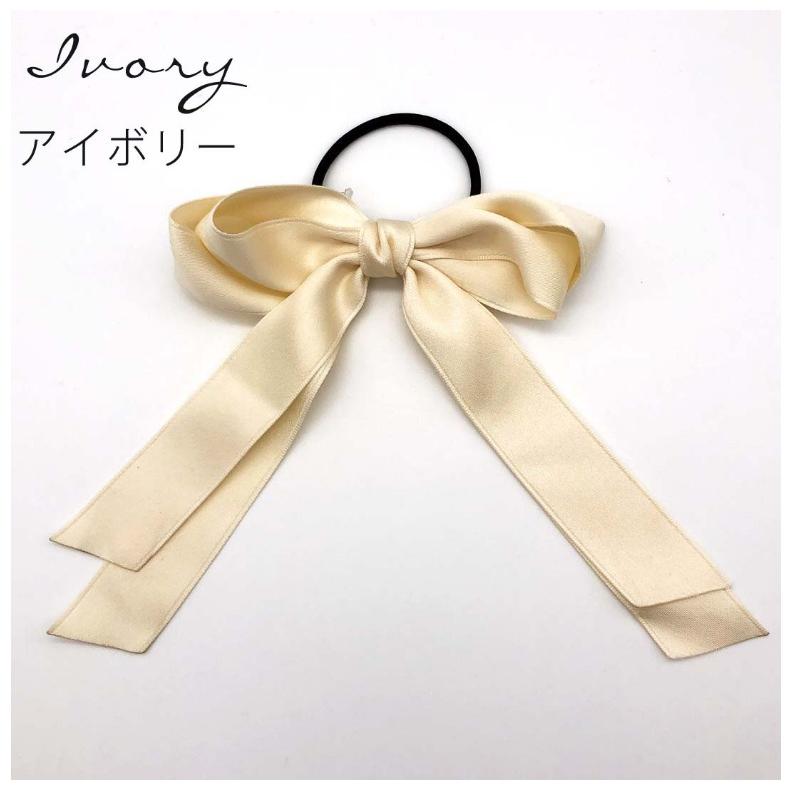 ヘアゴム かわいい 女の子 Wテープリボンコンチョ アクセ おしゃれ コンチョ 女子 子供 髪飾り 低学年 高学年 小学生 中学生 高校生 誕生日 プレゼント | ブランド登録なし | 06