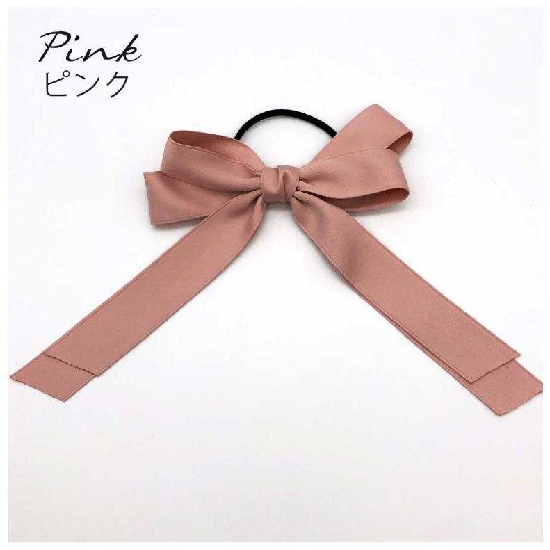 ヘアゴム かわいい 女の子 Wテープリボンコンチョ アクセ おしゃれ コンチョ 女子 子供 髪飾り 低学年 高学年 小学生 中学生 高校生 誕生日 プレゼント | ブランド登録なし | 08