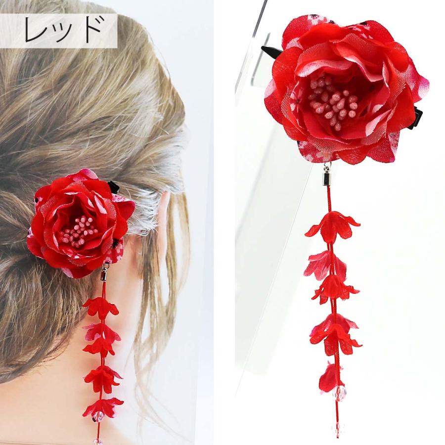 浴衣 髪飾り 子供 花 着物 アクセサリー クリップ ヘアアクセサリー 女の子 小学生 中学生 高校生 大人 おしゃれ かわいい ボブ 帯飾り ひなまつり 卒業式 コサ | ブランド登録なし | 06