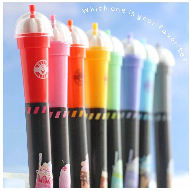 メルティカフェツインペン フラペチーノキャップ付き ペン