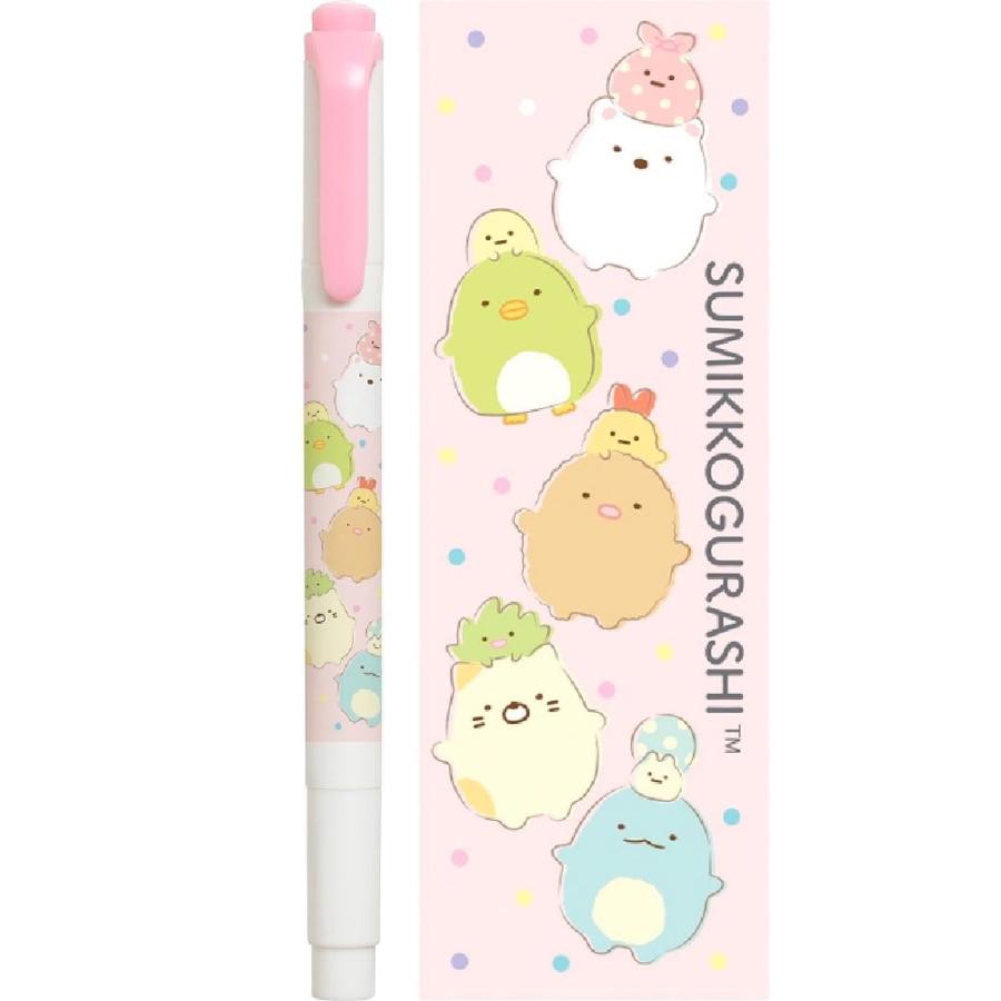 すみっコぐらし マイルドライナー ラインマーカー かわいい 女の子 3色セット 蛍光ペン マーカー 水性ペン セット 文房具 文具 すみっこ 可愛い 筆記具 子供 こ | すみっコぐらし | 03