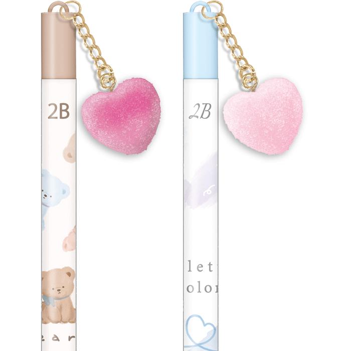 鉛筆 小学生 女の子 2B グミチャーム 8本セット かわいい 文房具 鉛筆セット 文具セット えんぴつ 低学年  おもしろ パロディ お菓子 かわいい文房具 筆記具 子 |  | 05