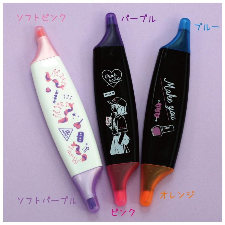 文房具 かわいい ペン カラーペン オルチャン 薄型2色蛍光ペン セット 蛍光ペン 中学生 韓国 女の子 可愛い プレゼント 小学生 おしゃれ 人気 新入学 Jik97 ジュニア バッグの店 プリーズ 通販 Yahoo ショッピング