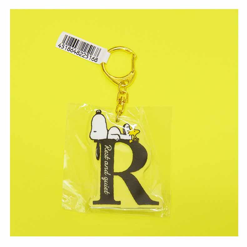 スヌーピー イニシャル キーホルダー グッズ　かわいい 女の子 男の子 アルファベット おしゃれ チャーム 可愛い 子供 子ども 小学生 中学生 高校生 女子 こども |  | 06