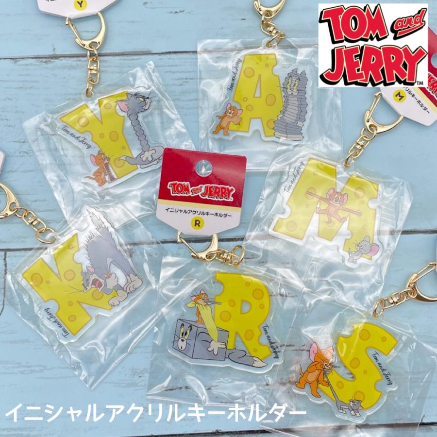 トムとジェリー キーホルダー イニシャル アクリル A K M R S Y トムとジェリー キーホルダー イニシャル アクリル A K M R S Y