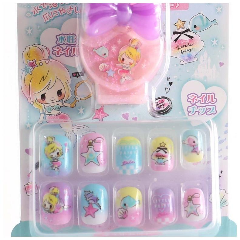 ネイル おしゃれ 女の子 キッズコスメ 水で落とせる水性ネイルセット コスメ 水性ネイル ネイルチップ かわいい 女子 中学生 子供 新入学 誕生日 プレゼント Kez163 ジュニア バッグの店 プリーズ 通販 Yahoo ショッピング