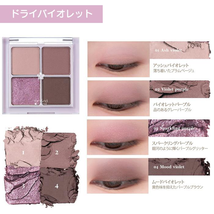 ロムアンド ベターザンアイズ アイシャドウ アイパレットアイライン