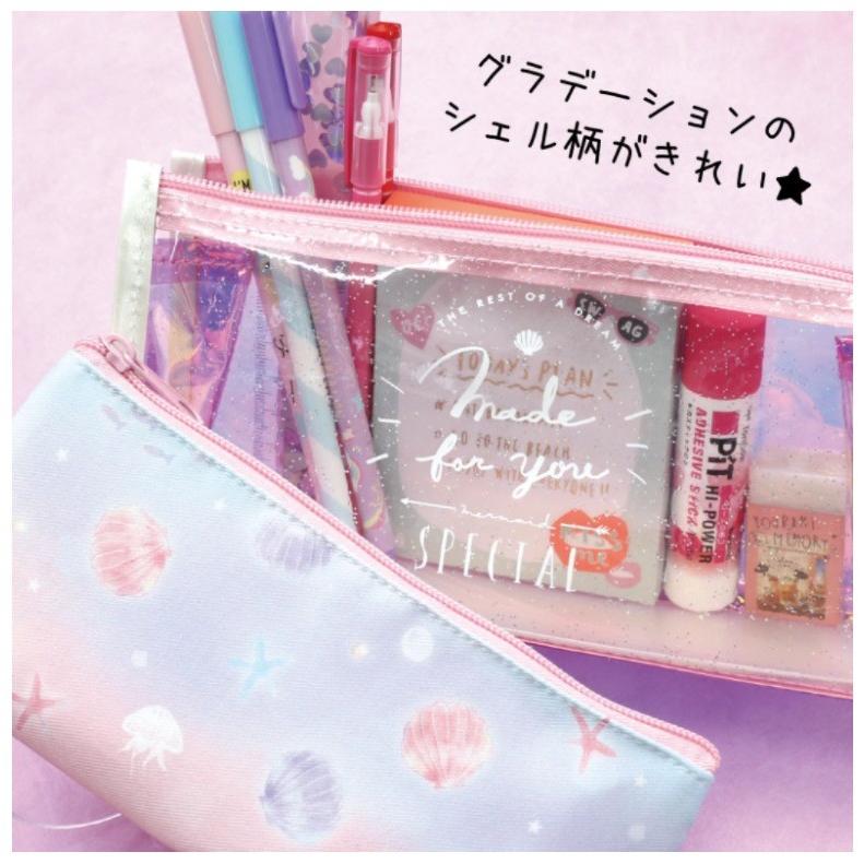 ペンケース 中学生 ニコイチペンケース 小学生 韓国 可愛い 女の子 子供 小学生 クリアペンケース 透明 ふでばこ 文房具 おしゃれ 女子 誕生日プレゼント Pen166 ジュニア バッグの店 プリーズ 通販 Yahoo ショッピング