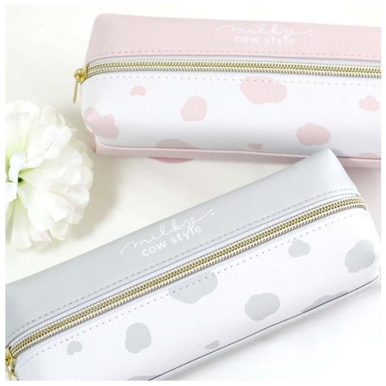 筆箱 小学校 女子 小学生 ペンケース ファスナー ミルクカウスタイル 2ルームペンケース 女の子 ふで箱 ペンポーチ かわいい 大容量 おしゃれ 誕生日 プレゼント Pen549 ジュニア バッグの店 プリーズ 通販 Yahoo ショッピング