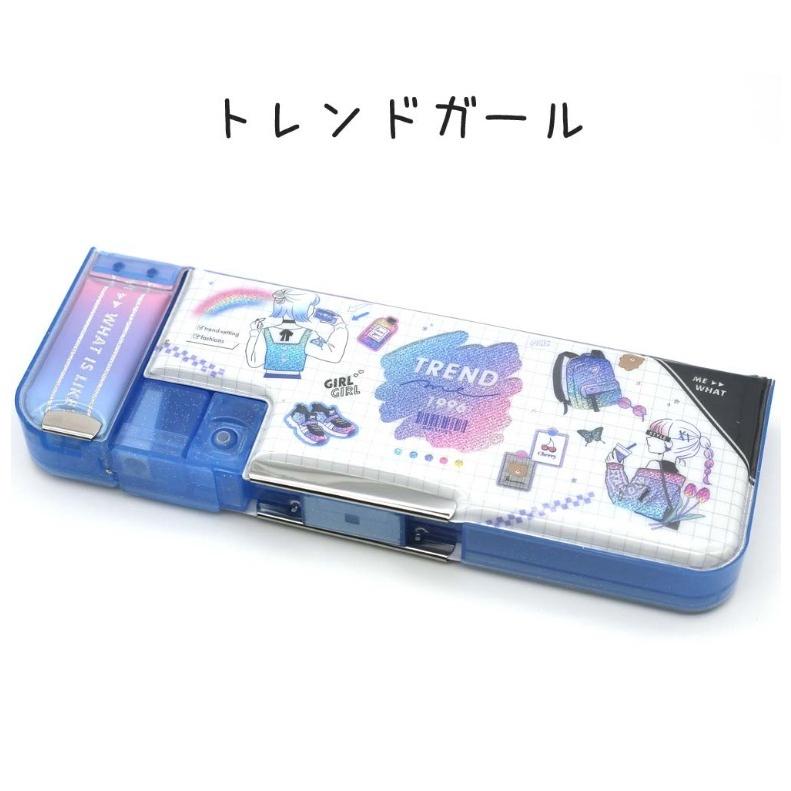 筆箱 小学校 女子 両面開き 女の子 コンパクト両面ペンケース 両面 軽量 かわいい 小学１年生 お祝い 低学年 ソフトペンケース おしゃれ 子供 誕生日 プレゼント 69 Off