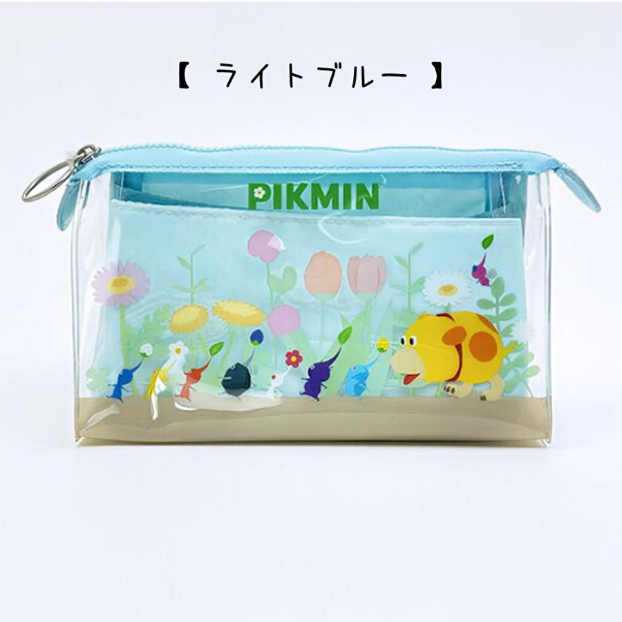 ピクミン ペンポーチ ペンケース 筆箱 筆入れ ポーチ びくみん 青