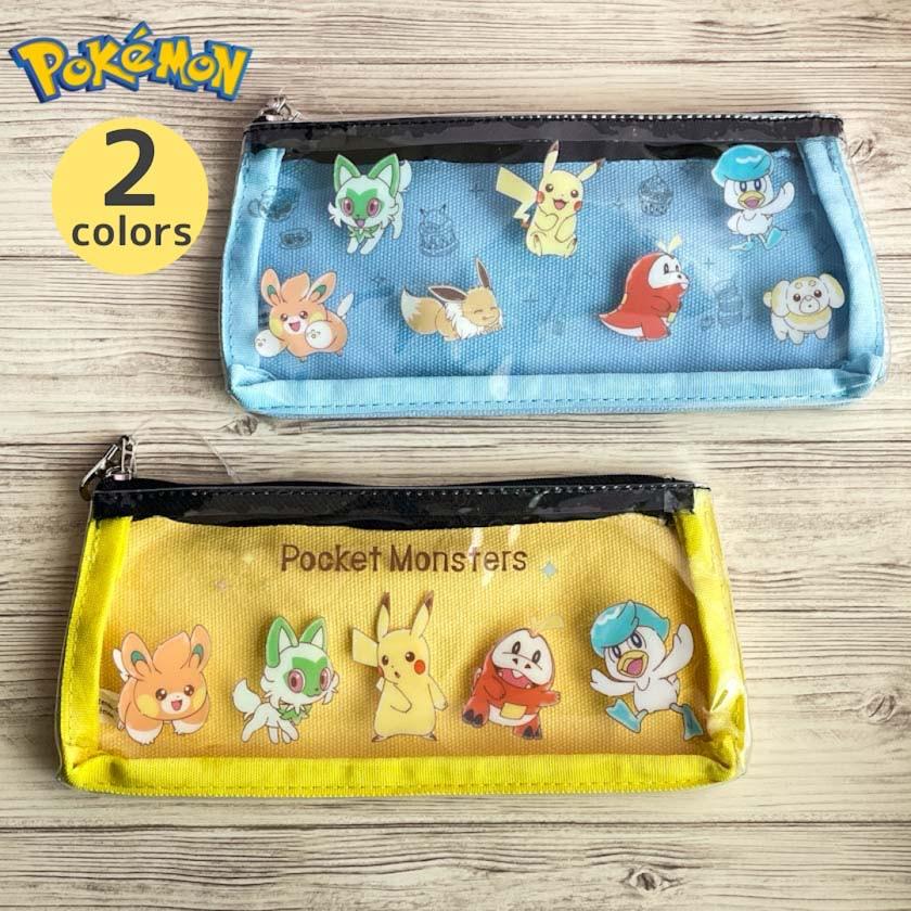Pokemon ペンケース ペンポーチ ポーチ 筆入れ 小物入れ ポケモン