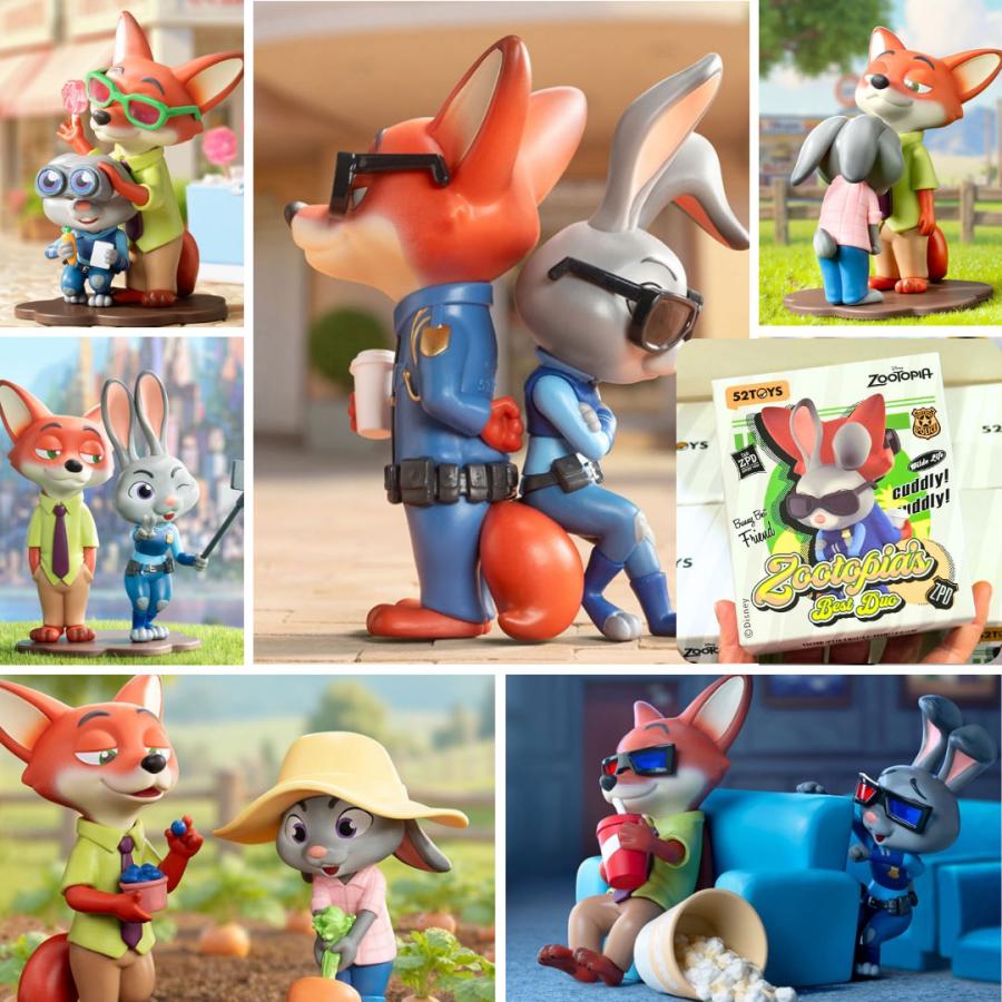 52TOYS ズートピア ブラインドボックス (ランダム1個) ZOOTOPIA'S BEST