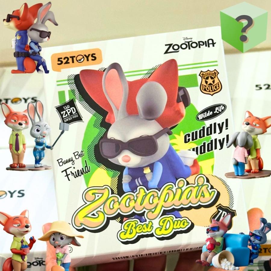 52TOYS ズートピア ブラインドボックス (ランダム1個) ZOOTOPIA'S BEST