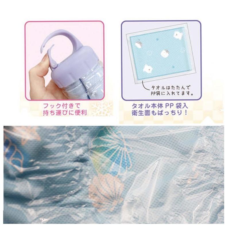 ひんやりタオル かわいい 女の子 クールタオル Lサイズ グッズ ひんやり 子供 冷感 UVカット 中学生 女子 抗菌 防臭 タオル 通学 熱中対策 誕生日 プレゼント |  | 03
