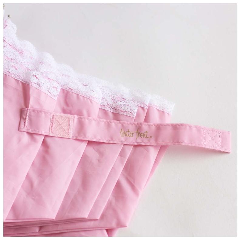 折りたたみ傘 おしゃれ 50cm 無地レース三つ折 女子 通学 晴雨兼用 日傘 遮光 遮熱 撥水 UVカット 子供 小学生 中高生 大人 誕生日プレゼント 雨傘 |  | 06