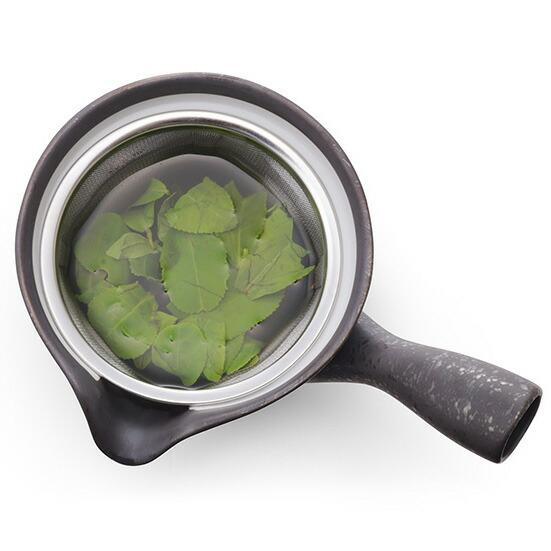 お茶屋さんの 黒釉 桜吹き 急須 カゴ網付 ティーポット 茶急須 茶道具 和風 和食器 ティータイム 桜 茶葉が広がりやすい 茶器 |  | 01