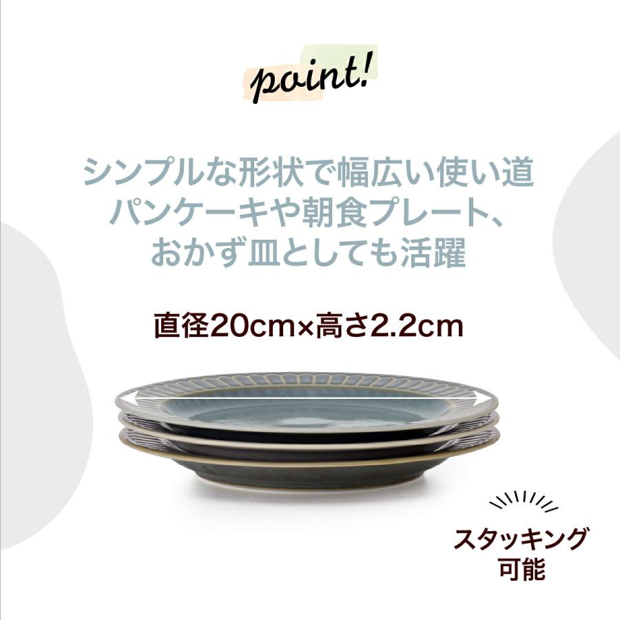 食器 お皿 おしゃれ  クラシックカラー リムパン＆ケーキ皿 3色組 パン皿 ケーキ皿 リム皿 器 皿 プレート 電子レンジ対応 食洗機対応 日本製 美濃焼 |  | 02
