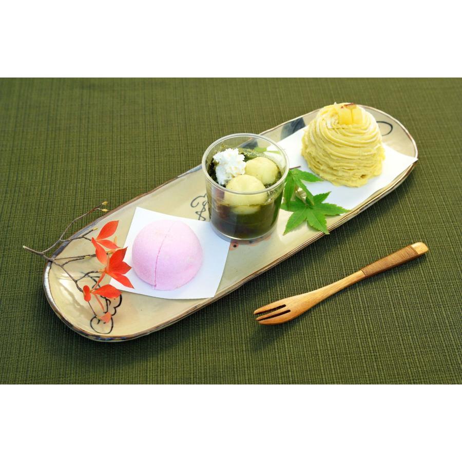 さんま 皿 焼き魚 瀬戸焼 手描草花 さんま皿 2柄組 食器 器 長皿 魚皿