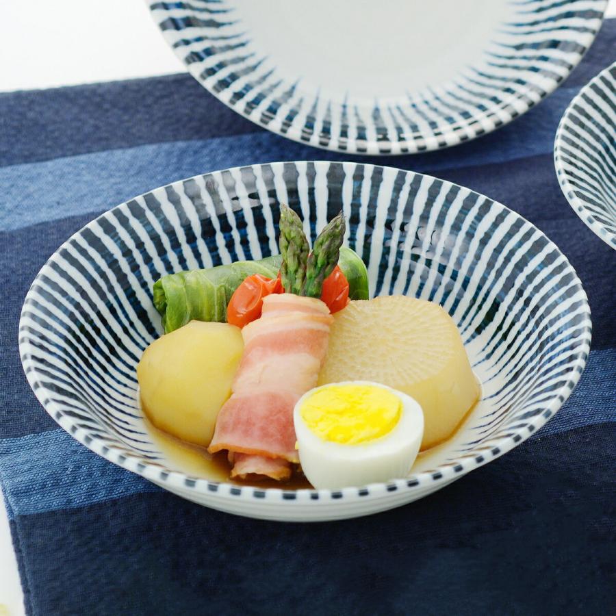 らら、おでん鉢、煮物鉢 おでん皿 器 ボウル 和食器 美濃焼 十草 煮物鉢 おでん鉢 3個組 食器